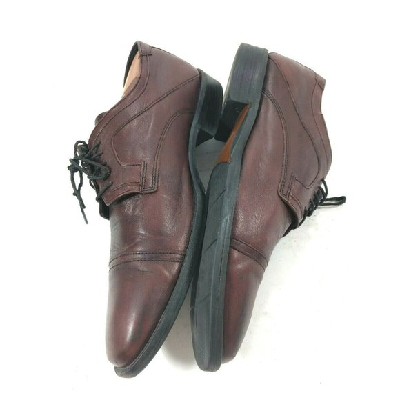Men’s JOHNSTON & MURPHY Brown Red Sheepskin 9 M